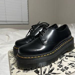 Doc Marten Oxfords, Matte Black, US Size 6
